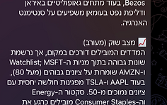 Benzor Invest - מערכת ניתוח שוק ההון עם סוכני AI - צילום מסך 4