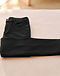 Women's Stretch Denim Relaxed Fit Chinos — Black (Black), product photo