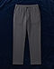 Men's French Terry Straight Leg Trousers — Charcoal (Charcoal), flat-lay view