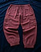 Women's Rayon Cargo Joggers — Maroon (Maroon), product photo