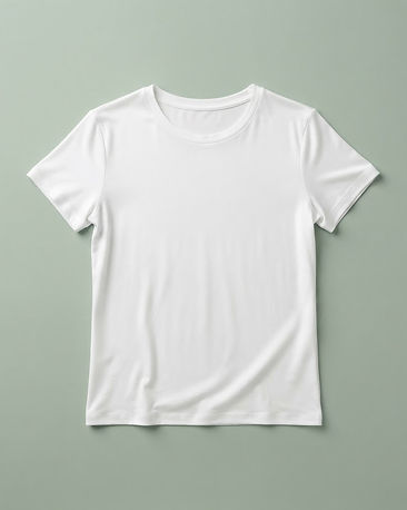 Women's Basic Rayon Tee — White (White), product photo