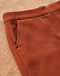 Women's Crepe Wide-Leg Jeans — Rust (Rust), detail close-up