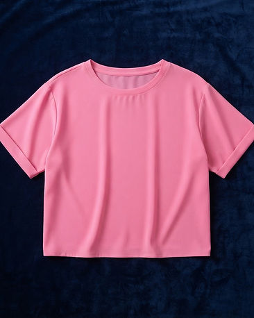 Women's Boxy Tee — Pink (Pink), product photo