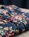 Women's Floral Print Kurti — Navy (Navy), detail close-up