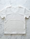 Unisex Fleece V-Neck Tee — White (White), product photo