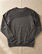 Men's French Terry Colour-Block Sweatshirt — Charcoal (Charcoal), flat-lay view