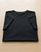 Unisex Essential Cotton Blend Tee — Black (Black), product photo