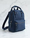 Unisex Canvas Mini Backpack — Navy (Navy), product photo