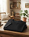 Unisex Essential Cotton Blend Tee — Black (Black), lifestyle setting