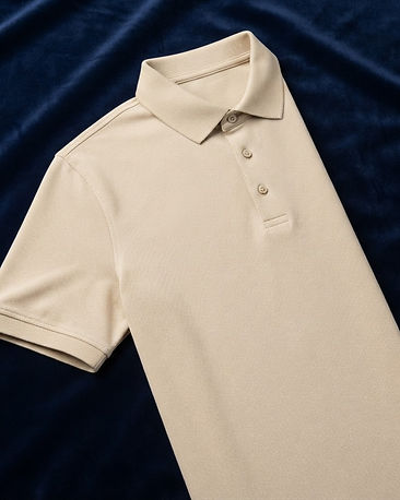 Men's Performance Cotton Blend Polo — Beige (Beige), product photo