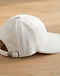 Unisex Fleece Classic Cap — White (White), detail close-up