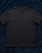 Men's Lounge Combed Cotton Tee — Black (Black), flat-lay view