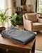Men's Fleece Blend Classic Chino Pants — Grey (Grey), lifestyle setting