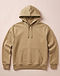 Men's Chino Cotton Pullover Hoodie — Khaki (Khaki), flat-lay view