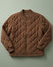 Men's Fleece Blend Quilted Jacket — Brown (Brown), product photo