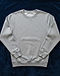 Men's Fleece Blend Crew Sweatshirt — Grey (Grey), flat-lay view