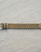 Unisex Premium Cotton Woven Belt — Khaki (Khaki), flat-lay view