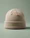 Unisex Cotton Blend Knit Beanie — Beige (Beige), product photo