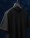 Men's Lounge Combed Cotton Tee — Black (Black), product photo