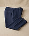 Men's Cotton Twill Linen Blend Trousers — Navy (Navy), product photo