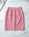 Women's Crepe Pencil Skirt — Pink (Pink), product photo