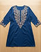 Women's Embroidered Kurti — Blue (Blue), product photo