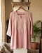 Women's Embroidered Top — Pink (Pink), lifestyle setting