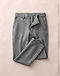 Men's Fleece Blend Classic Chino Pants — Grey (Grey), flat-lay view