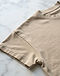 Men's Oversized Drop-Shoulder Cotton Blend Tee — Beige (Beige), detail close-up
