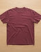 Men's Vintage Wash Premium Cotton Tee — Maroon (Maroon), flat-lay view