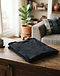 Men's Lounge Combed Cotton Tee — Black (Black), lifestyle setting
