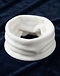 Unisex Fleece Neck Warmer — White (White), product photo