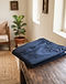 Men's Cotton Twill Linen Blend Trousers — Navy (Navy), lifestyle setting