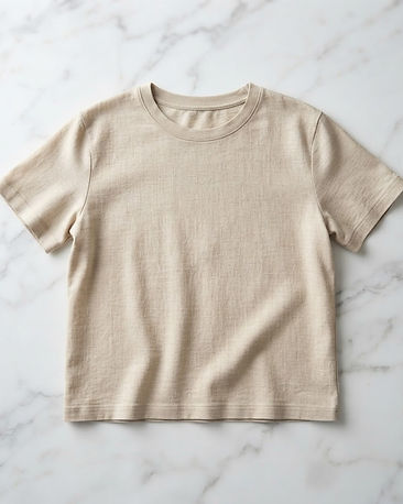 Women's Casual Day Tee — Beige (Beige), product photo