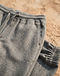 Unisex Wool Blend Track Pants — Grey (Grey), detail close-up