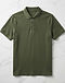 Men's Slim Fit Organic Cotton Polo — Olive (Olive), flat-lay view