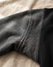 Men's French Terry Colour-Block Sweatshirt — Charcoal (Charcoal), detail close-up
