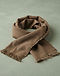 Unisex Canvas Linen Style Scarf — Brown (Brown), product photo
