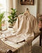 Women's Designer Kurta Set — Beige (Beige), lifestyle setting