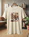 Men's Graphic Print Cotton-Polyester Tee — Cream (Cream), lifestyle setting