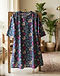 Women's Floral Print Kurti — Navy (Navy), lifestyle setting
