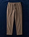 Men's Fleece Blend Cotton Casual Pants — Brown (Brown), flat-lay view