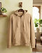 Men's Stretch Denim Cotton Blend Hoodie — Beige (Beige), lifestyle setting