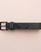 Unisex Fleece Webbed Cotton Belt — Charcoal (Charcoal), flat-lay view