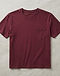 Men's Pocket Detail Premium Cotton Crew Tee — Maroon (Maroon), product photo