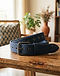 Unisex Canvas Leather Style Belt — Navy (Navy), lifestyle setting