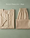 Women's Palazzo Set — Beige (Beige), flat-lay view