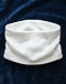 Unisex Fleece Neck Warmer — White (White), flat-lay view