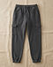 Unisex Fleece Cargo Joggers — Charcoal (Charcoal), flat-lay view