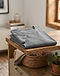 Men's Textured Stripe Cotton-Polyester Tee — Grey (Grey), lifestyle setting